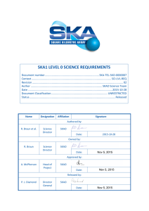 SKA1 Level 0 Requirements