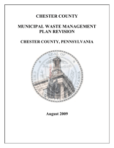 chester county municipal waste management plan revision