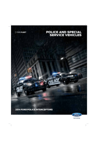 police and special service vehicles