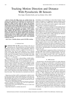 Tracking Motion Direction and Distance With Pyroelectric IR Sensors