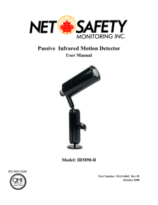 Passive Infrared Motion Detector