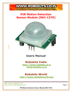 PIR Motion Detection Sensor Module [RKI