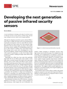 Developing the next generation of passive infrared security