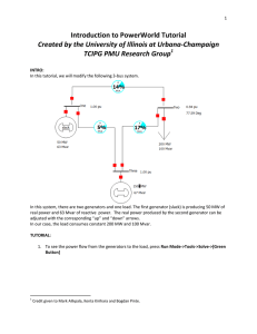 Power World Simulator for TCIPG