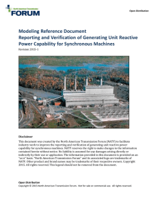 Verification of Synchronous Generator Reactive Capability