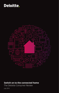 Switch on to the connected home The Deloitte Consumer Review