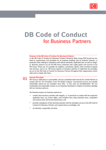 DB Code of Conduct