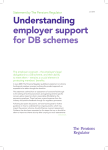 Understanding employer support for DB