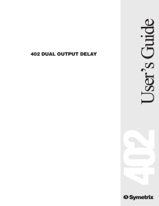 402 dual output delay