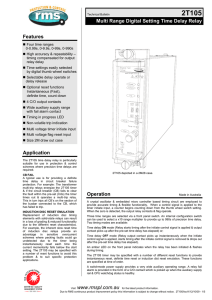 Features Application Multi Range Digital Setting Time Delay Relay