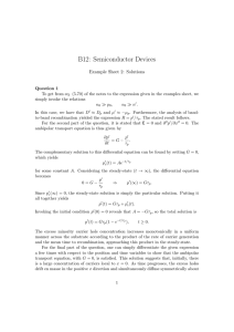 B12: Semiconductor Devices