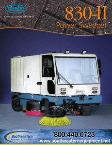 830 II Power Sweeper Literature (780k pdf)