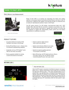 RANGE TO FAULT (RTF)