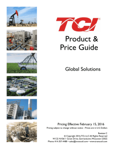 Global Price Guide 2016 - Trans-Coil
