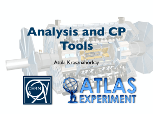 Analysis and CP Tools - Indico