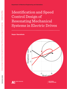 Identification and Speed Control Design of Resonating Mechanical