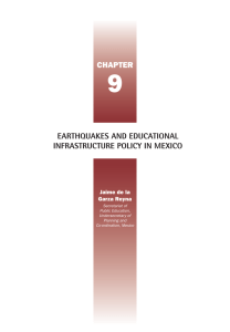 chapter earthquakes and educational infrastructure policy in
