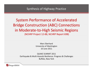System Performance of Accelerated Bridge Construction (ABC