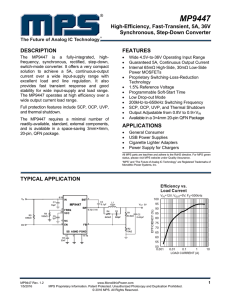 MP9447 - Monolithic Power System