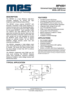 MP4001 - Monolithic Power System