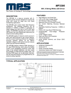 MP3386 - Monolithic Power System