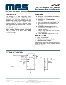 MP1493 - Monolithic Power System