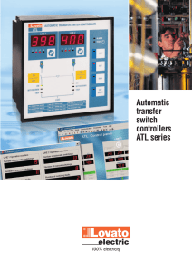 Automatic transfer switch controllers ATL series
