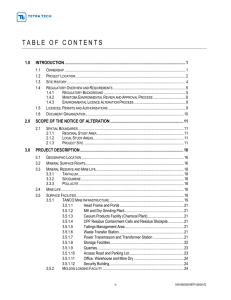 table of contents - Province of Manitoba