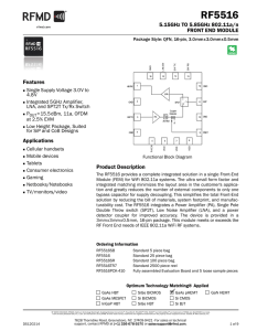 RF5516 - RFMD.com