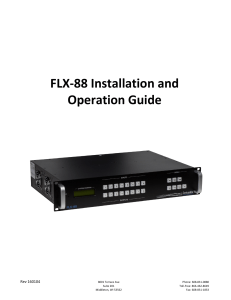 Intelix FLX-88 User Manual