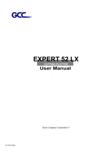 Expert 52LX Manual