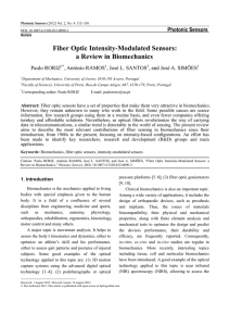 Fiber optic intensity-modulated sensors: a review in biomechanics