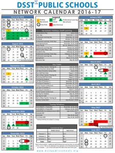 16-17 DSST Network Calendar