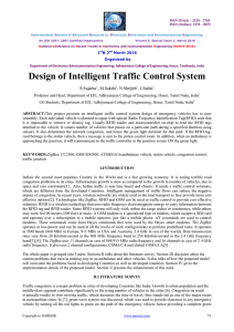 Design of Intelligent Traffic Control System