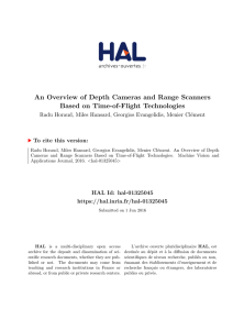 An Overview of Depth Cameras and Range Scanners Based on