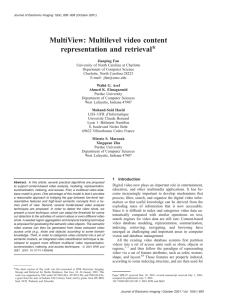 MultiView: Multilevel video content representation and retrieval*
