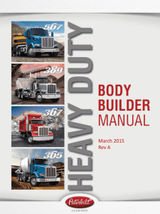 Peterbilt Heavy Duty Body Builder Manual