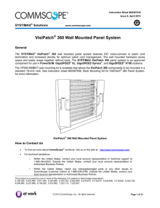 VisiPatch® 360 Wall Mounted Panel System