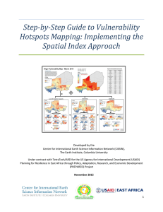Step-by-Step Guide to Vulnerability Hotspots Mapping