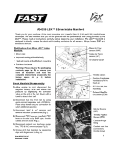 1 #54039 LSX™ 92mm Intake Manifold