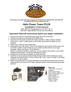 Helix Power Tower PLUS Installation Instructions