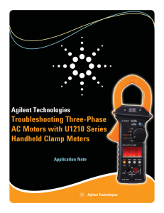 Troubleshooting Three-Phase AC Motors with U1210 Series