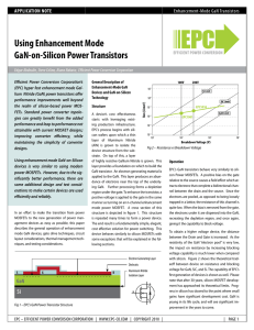 Using Enhancement Mode GaN-on
