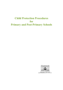 Child Protection Procedures for Primary and Post