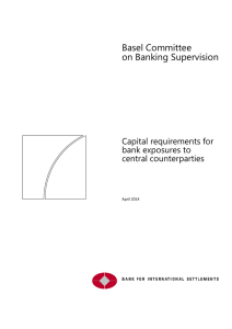 Capital requirements for bank exposures to central counterparties