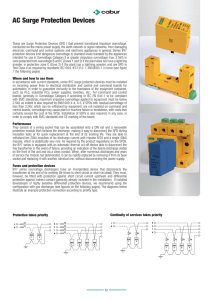 AC Surge Protection Devices