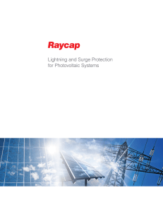 Lightning and Surge Protection for Photovoltaic Systems