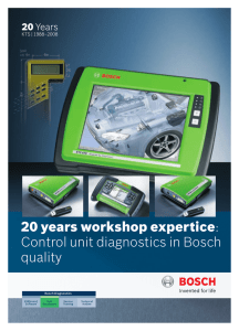 Bosch KTS Range - Autocraft Equipment Ltd