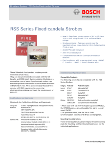 RSS Series Fixed-candela Strobes