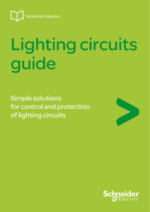 Simple solutions for control and protection of lighting circuits